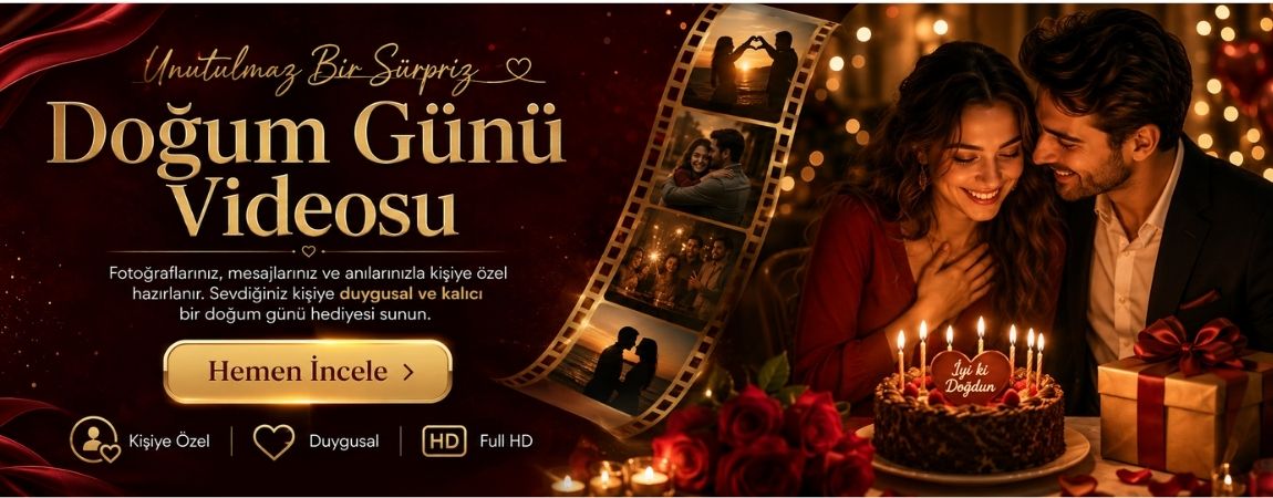Doğum günü kutlama videosu