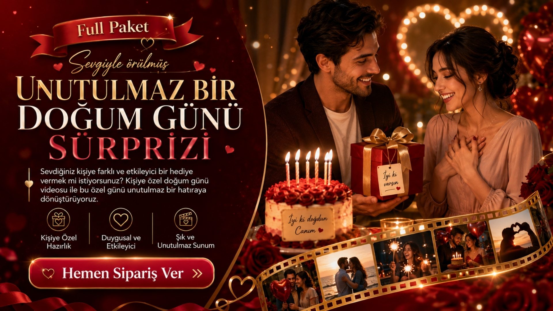 Doğum Günü Videosu Hazırlama